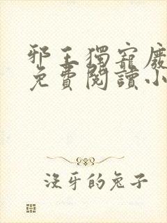 邪王独宠废材妃免费阅读小说