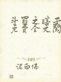 斗罗之瞎子斗罗免费全文阅读