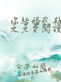 你结婚我劫婚全文免费阅读无弹窗第744