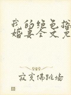 我的绝色总裁未婚妻全文免费阅读