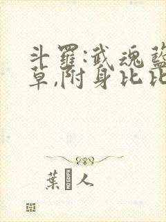 斗罗:武魂蓝银草,附身比比东