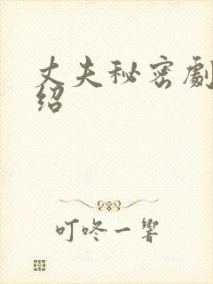 丈夫秘密剧情介绍