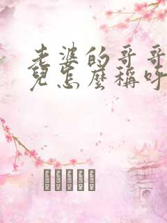 老婆的哥哥的女儿怎么称呼