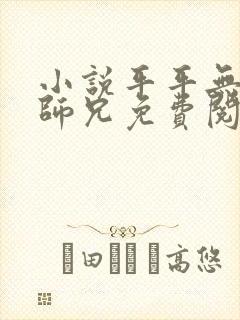 小说平平无奇大师兄免费阅读