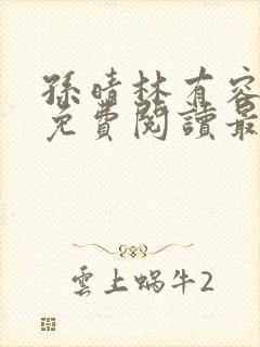 孙晴林有容全文免费阅读最新章节