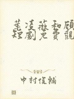 叶凌薇和顾团长短剧免费观看