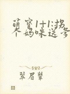 萌宝1+1:拐个妈咪送爹地
