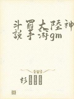 斗罗大陆神界传说手游gm