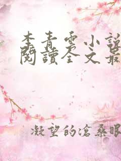 李青云小说免费阅读全文最新章节