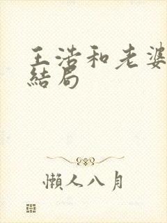 王浩和老婆最后结局