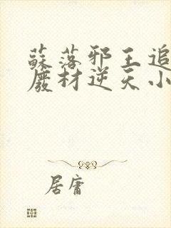 苏落邪王追妻:废材逆天小姐