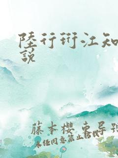 陆行珩江知晚小说