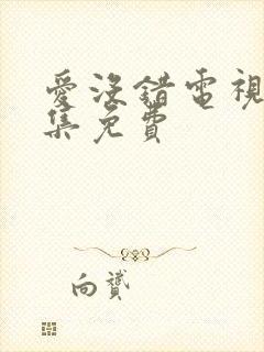 爱没错电视剧全集免费