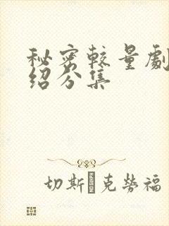 秘密较量剧情介绍分集