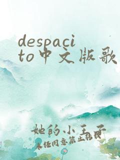 despacito中文版歌词