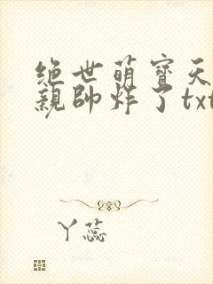 绝世萌宝天才娘亲帅炸了txt