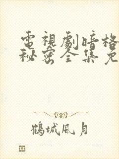 电视剧暗格里的秘密全集免费观看