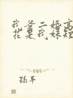 我爸二婚高冷校花是我妹短剧后续