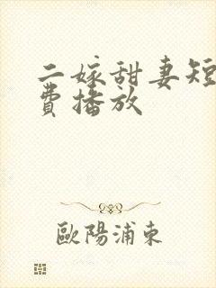 二嫁甜妻短剧免费播放