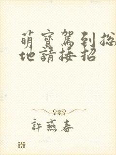 萌宝驾到总裁爹地请接招