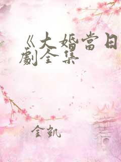 《大婚当日》短剧全集