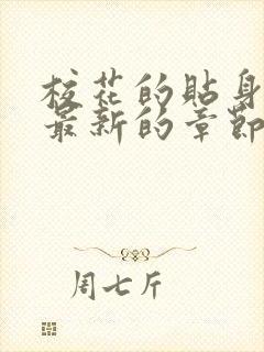 校花的贴身高手最新的章节