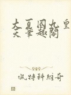 大夏国九皇子夏天笔趣阁