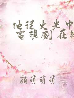 他从火光中走来 电视剧 在线观看