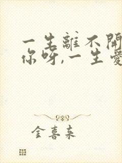 一生离不开的是你呀,一生爱不完的是你呀