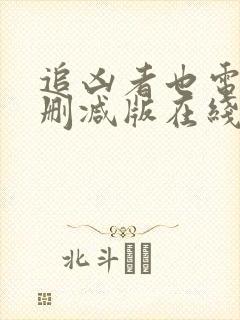 追凶者也电影未删减版在线