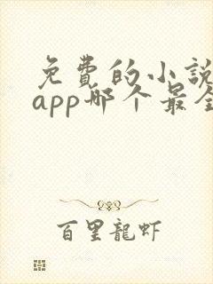 免费的小说阅读app哪个最全