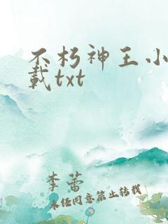 不朽神王小说下载txt