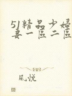 51精品少妇人妻一区二区