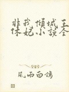 非我倾城王爷要休妃小说全文免费阅读