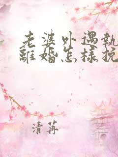 老婆外遇执意要离婚怎样挽回