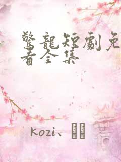 惊龙短剧免费观看全集