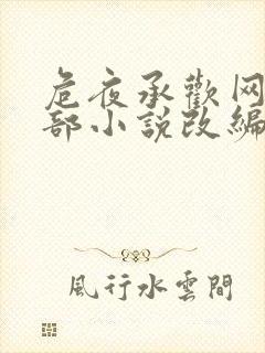 危夜承欢网剧哪部小说改编