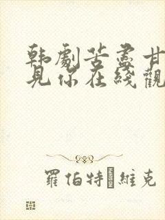 韩剧苦尽甘来遇见你在线观看免费高清