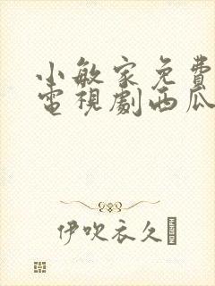 小敏家免费观看电视剧西瓜