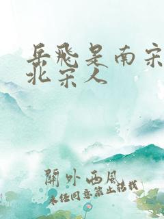 岳飞是南宋还是北宋人