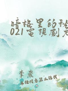 暗格里的秘密2021电视剧免费观看