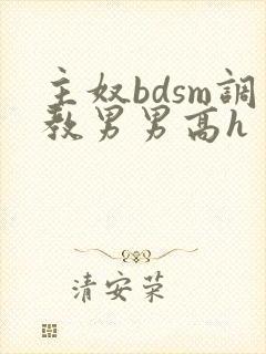 主奴bdsm调教男男高h