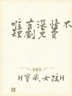 唯有深情不可负短剧免费