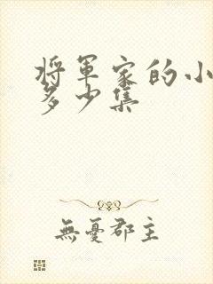 将军家的小娘子多少集