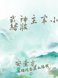 武神主宰小说完结版