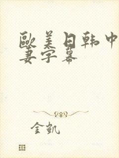 欧美日韩中文人妻字幕