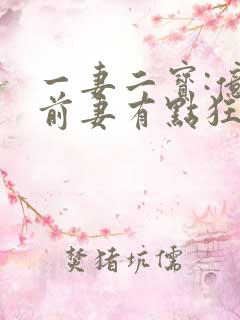 一妻二宝:亿万前妻有点狂在线阅读阅读全文