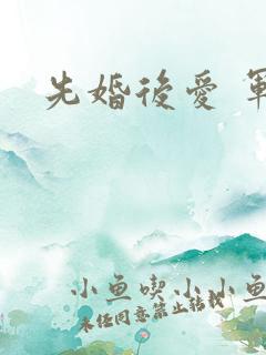先婚后爱 军婚