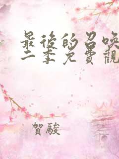 最后的召唤师第二季免费观看