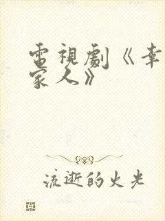 电视剧《幸福一家人》